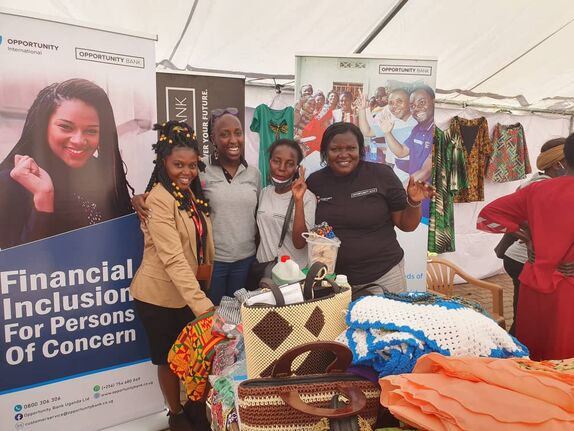 International Women's Day 2022 market day for refugee business women in Kampala, Uganda 
