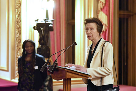 HRH speaking at the event